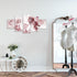 Wandbilder Wohnzimmer XXL Blumen Lilien Moderne Bild Abstrakt